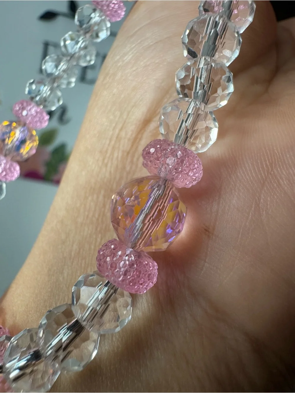 Bling Bling Crystal and Pink Phone/Key/Bag Chain #P1073